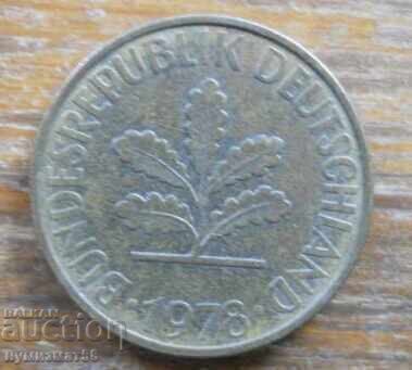 10 pfennig 1978 - Germany with price € 0.10 | 0.20 BGN 10 pfennig 1978 - Germany with price € 0.10 | 0.20 BGN