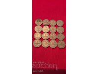 5 Stotinki - 1906 - 16 Pieces