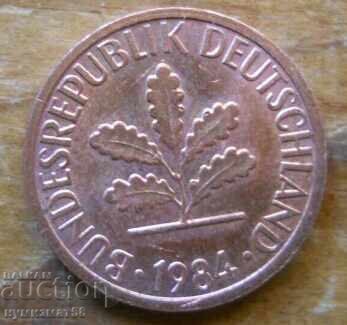 1 pfennig 1984 - Germania cu preț 0.30 BGN | € 0.15 1 pfennig 1984 - Germania cu preț 0.30 BGN | € 0.15