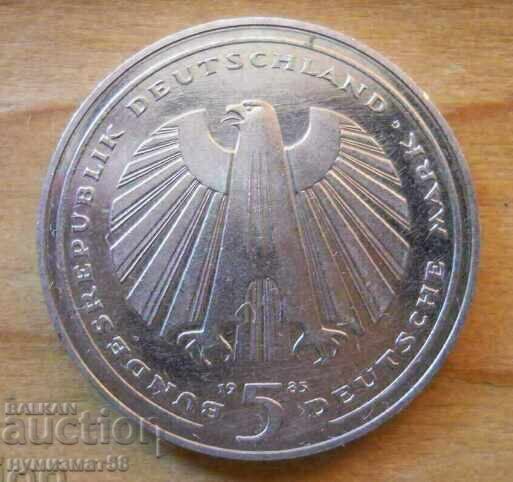 5 timbre 1985 - Germania (aniversare) 5 timbre 1985 - Germania (aniversare)