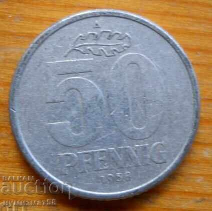 50 пфенига 1958 г - ГДР 50 пфенига 1958 г - ГДР