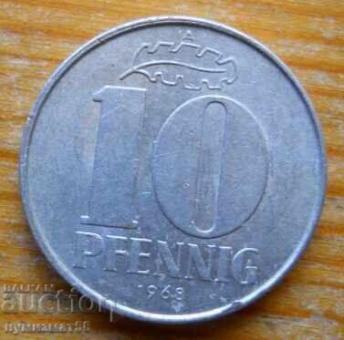 10 pfennig 1968 - GDR