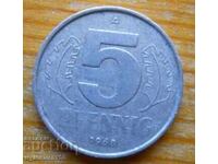 5 pfennig 1968 - RDG
