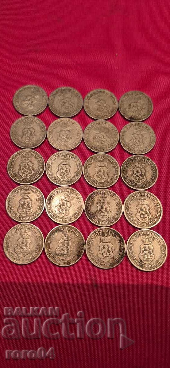 10 СТОТИНКИ - 1906 г. - 20 БРОЯ - 5 10 СТОТИНКИ - 1906 г. - 20 БРОЯ - 5