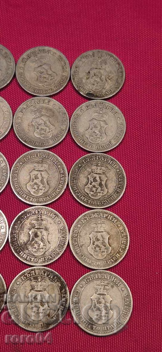 10 СТОТИНКИ - 1906 г. - 20 БРОЯ - 7 10 СТОТИНКИ - 1906 г. - 20 БРОЯ - 7