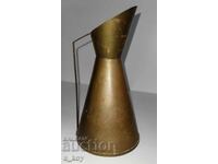 ГОЛЯМА МЕТАЛНА КАНА ДЖЕЗВЕ КАФЕНИК