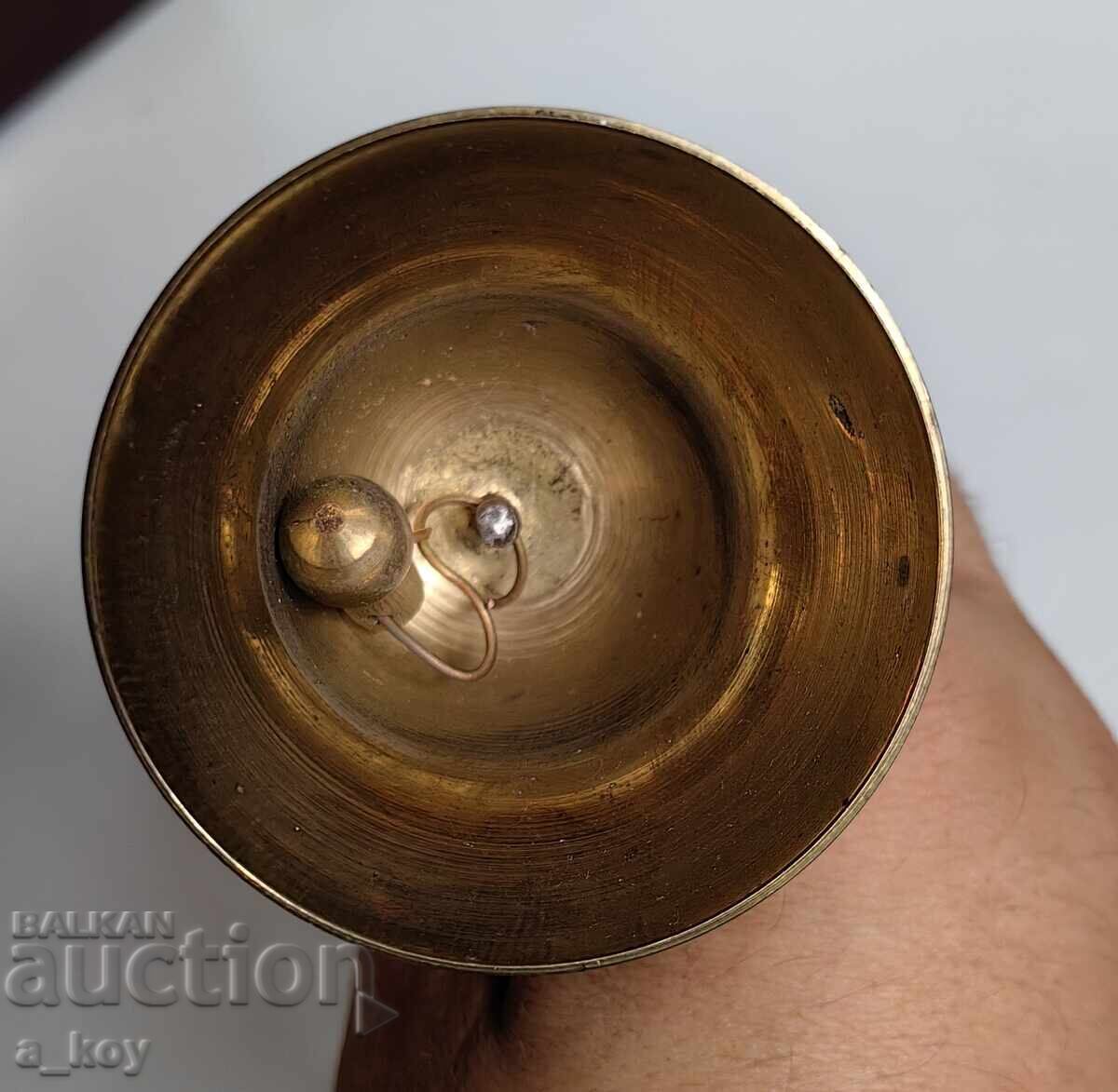 BEAUTIFUL HAND-PAINTED BELL METAL AND WOOD with price 10.00 BGN | € 5.11