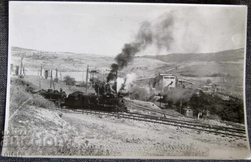 Βασίλειο της Βουλγαρίας τρένο μηχανή πραγματική φωτογραφία εικόνα