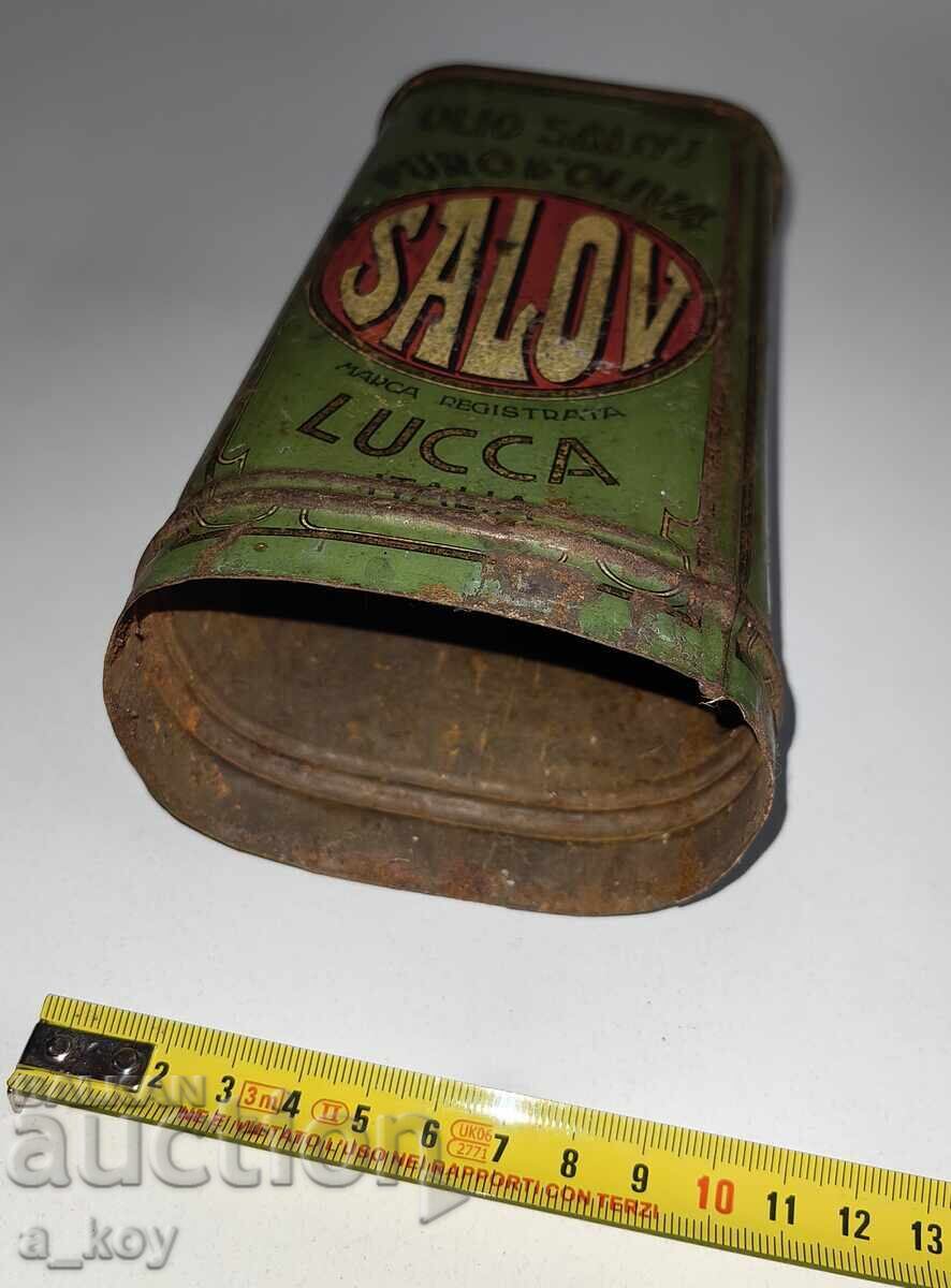 CUTIE VECHE METALICĂ DIN TABLĂ cu preț 10.00 BGN | € 5.11