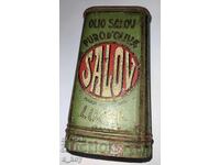 CUTIE VECHE METALICĂ DIN TABLĂ