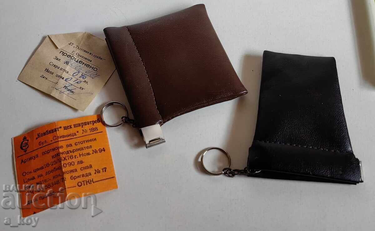 Auction LOT 2 WALLETS - COIN WALLET WITH KEYHOLDER ETIK Auction LOT 2 WALLETS - COIN WALLET WITH KEYHOLDER ETIK