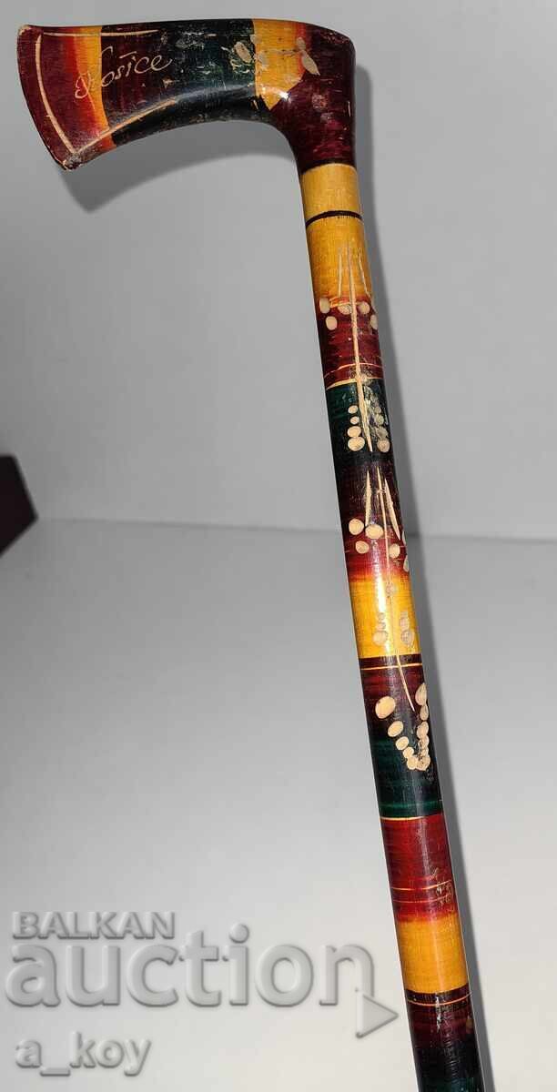 Δημοπρασία Ξύλινο χειροποίητο σκαλιστό μπαστούνι ξυλογλυπτικής Δημοπρασία Ξύλινο χειροποίητο σκαλιστό μπαστούνι ξυλογλυπτικής