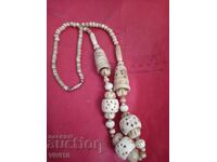 Antique bone and horn necklace