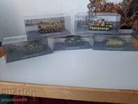 UNIQUE LOT OF TANK MODELS IN BOXES