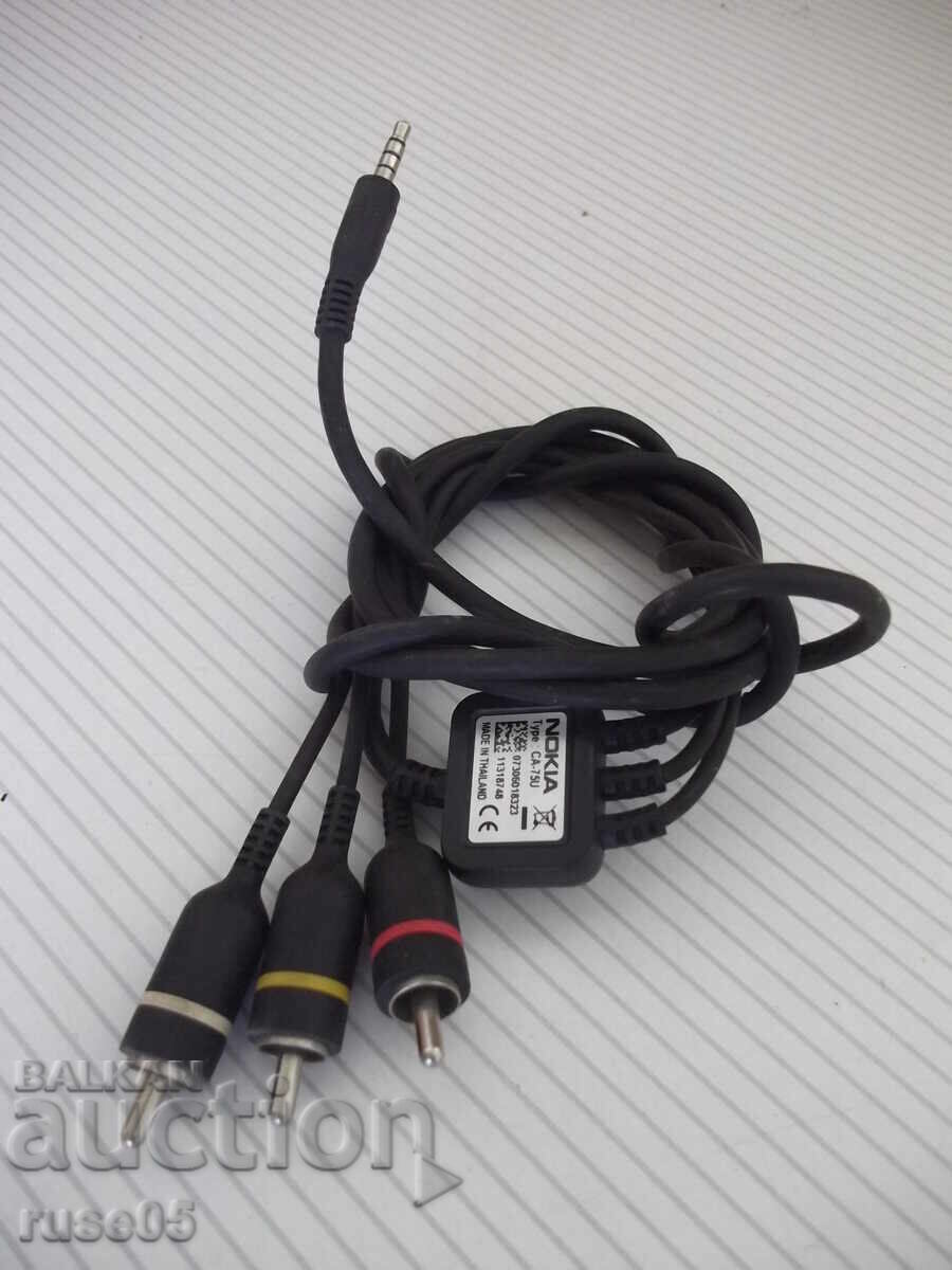 Auction  "NOKIA - CA-75U" Audio Video Cable