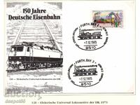 1985. Δυτική Γερμανία. 150η Επέτειος των Γερμανικών Σιδηροδρόμων - Φάκελος