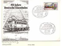 1985. Δυτική Γερμανία. 150η Επέτειος των Γερμανικών Σιδηροδρόμων - Φάκελος