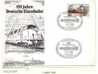 1985. Δυτική Γερμανία. 150η Επέτειος των Γερμανικών Σιδηροδρόμων - Φάκελος