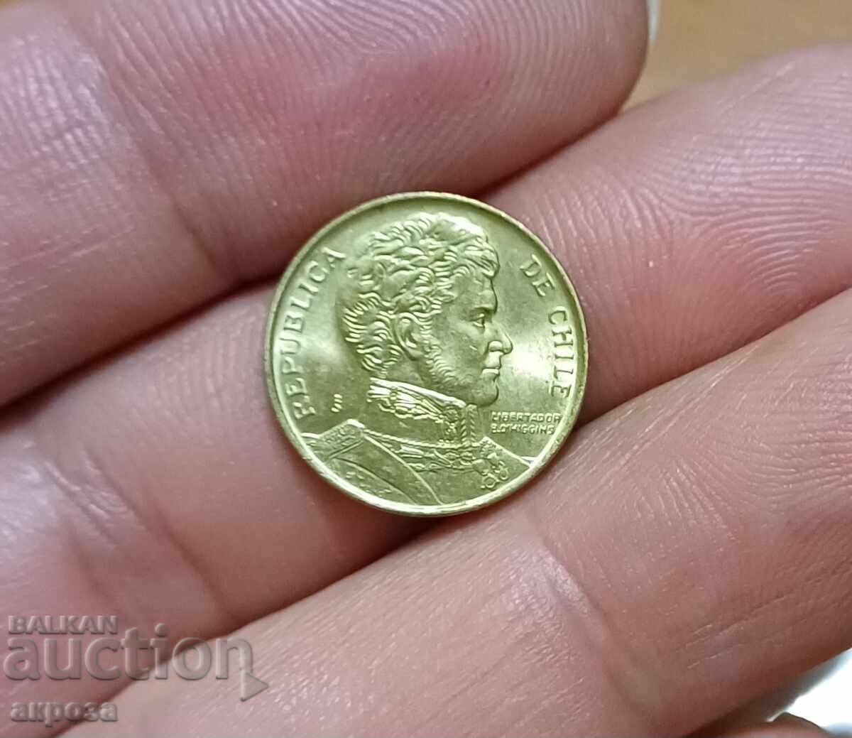 1 πέσο Χιλής μη κυκλοφορημένο 1989