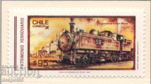 1987. Чили. Железопътни линии. 1987. Чили. Железопътни линии.