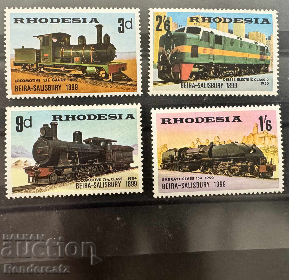 1969. Родезия. Влакове