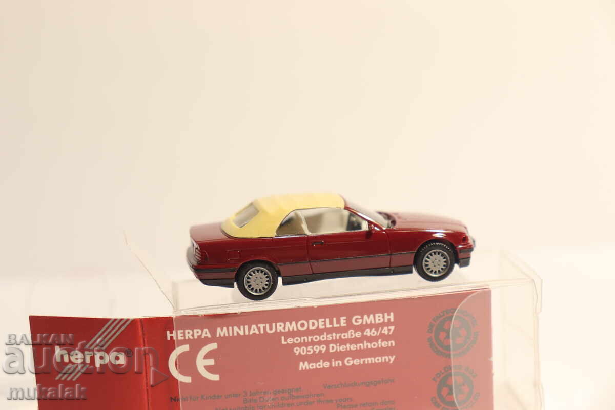 ΠΑΙΧΝΙΔΙ ΑΥΤΟΚΙΝΗΤΟΥ HERPA H0 1/87 BMW 3 MODEL - 5
