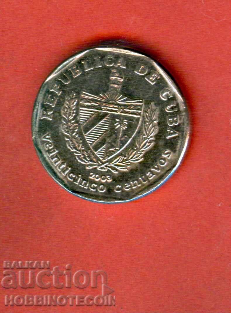 CUBA CUBA 25 emisiune issue 2003 NOUĂ UNC cu preț 2.49 BGN | € 1.27