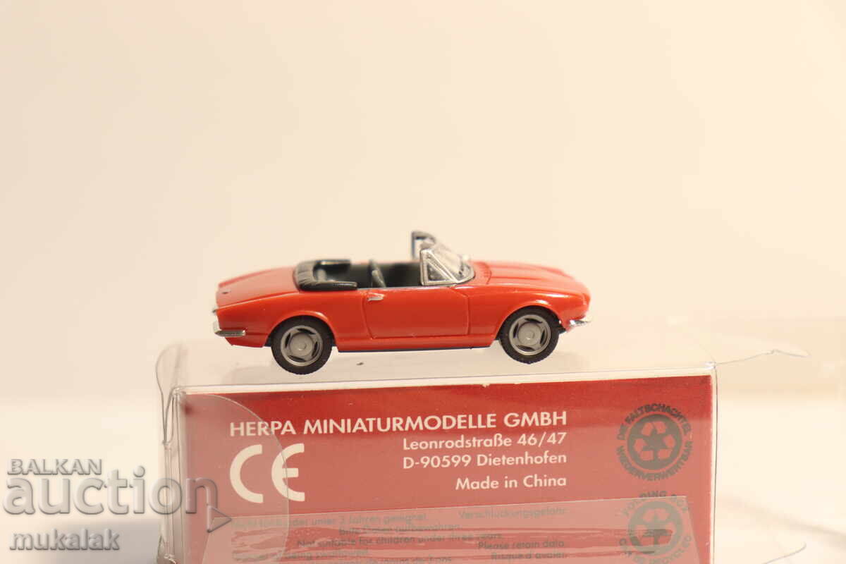 Livrarea HERPA H0 1/87 FIAT 124 SPIDER MODEL MAȘINĂ JUCĂRIE Livrarea HERPA H0 1/87 FIAT 124 SPIDER MODEL MAȘINĂ JUCĂRIE