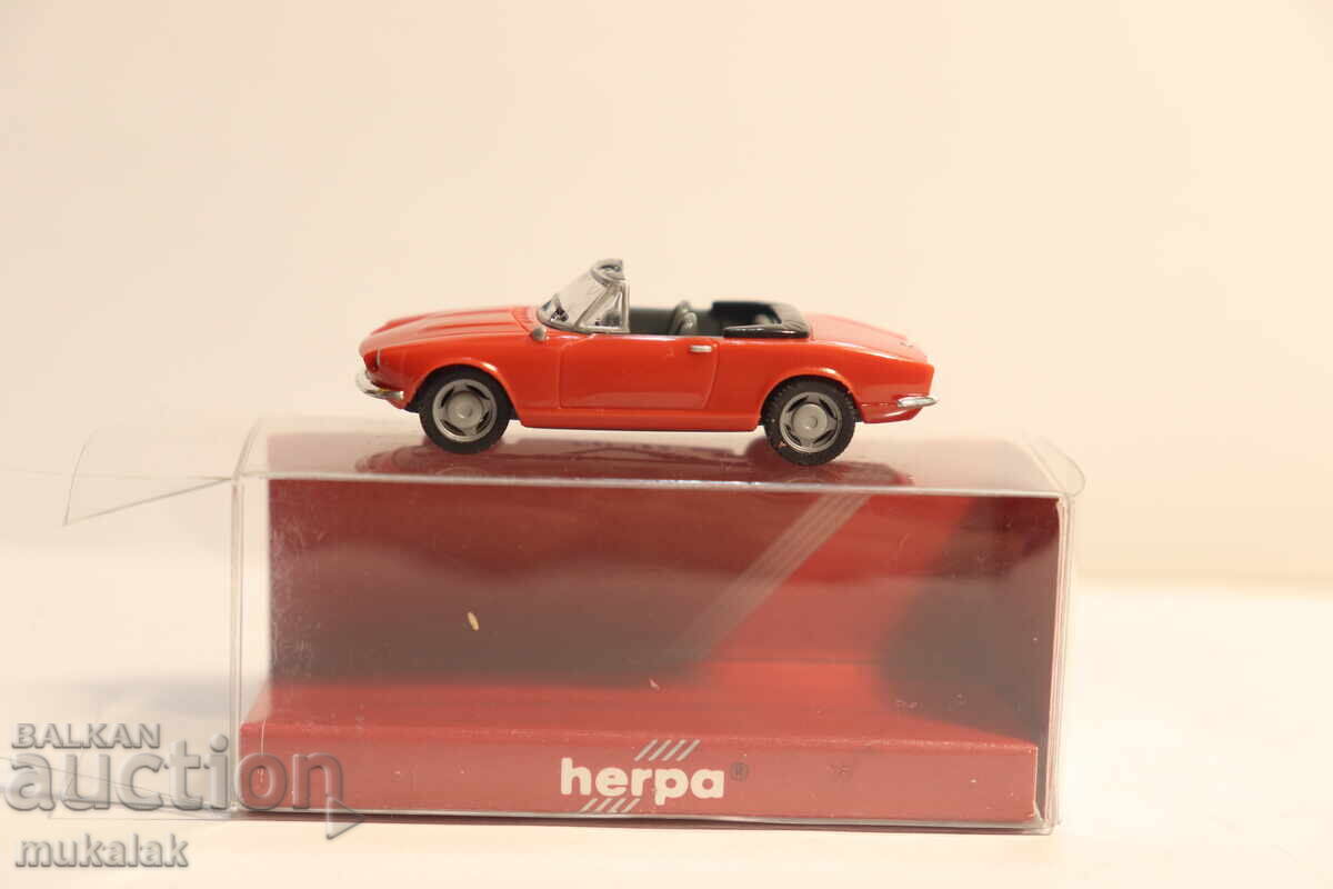 HERPA H0 1/87 FIAT 124 SPIDER MODEL MAȘINĂ JUCĂRIE HERPA H0 1/87 FIAT 124 SPIDER MODEL MAȘINĂ JUCĂRIE