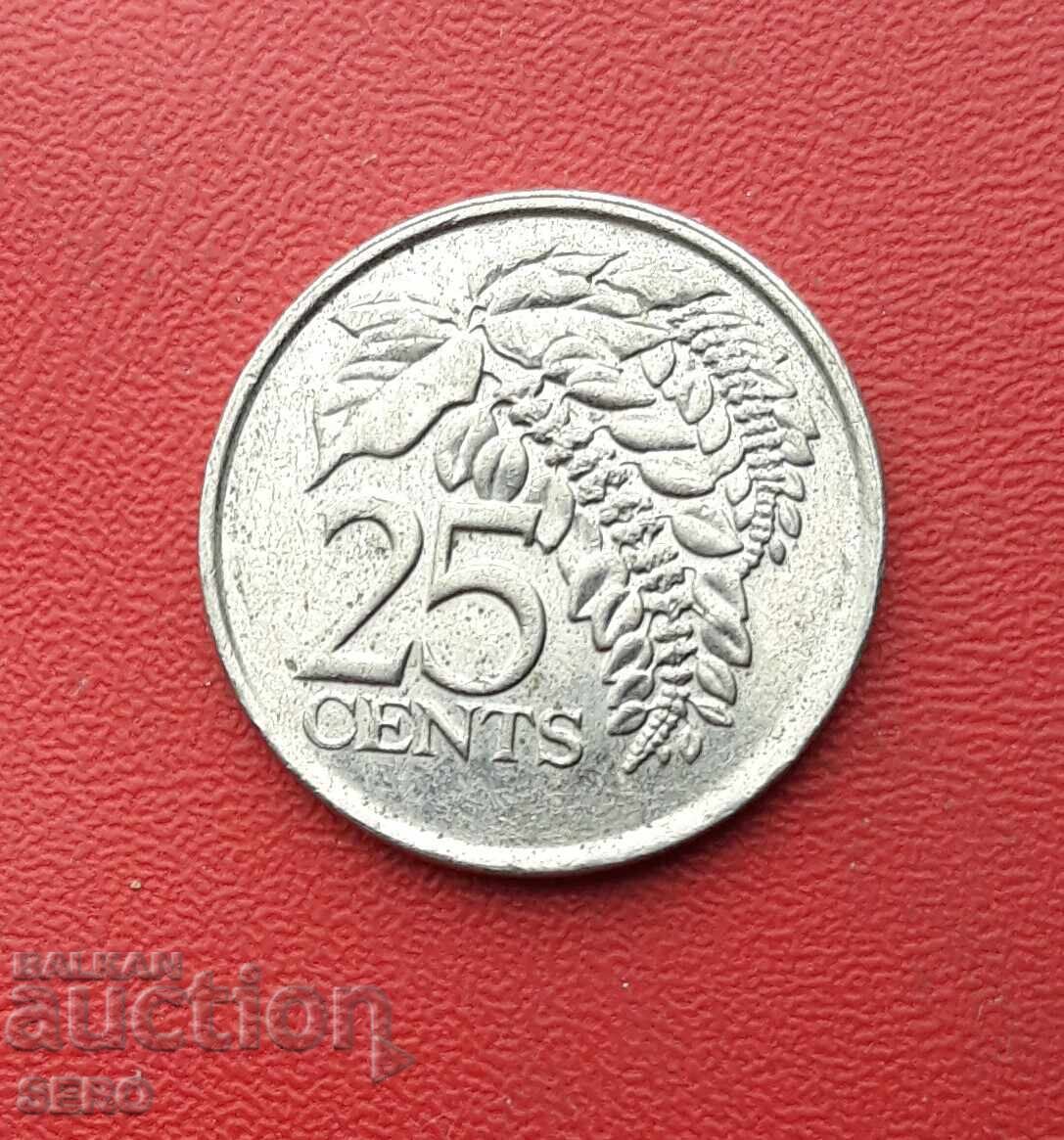 Острови Тринидад и Тобаго-25 цента 2006