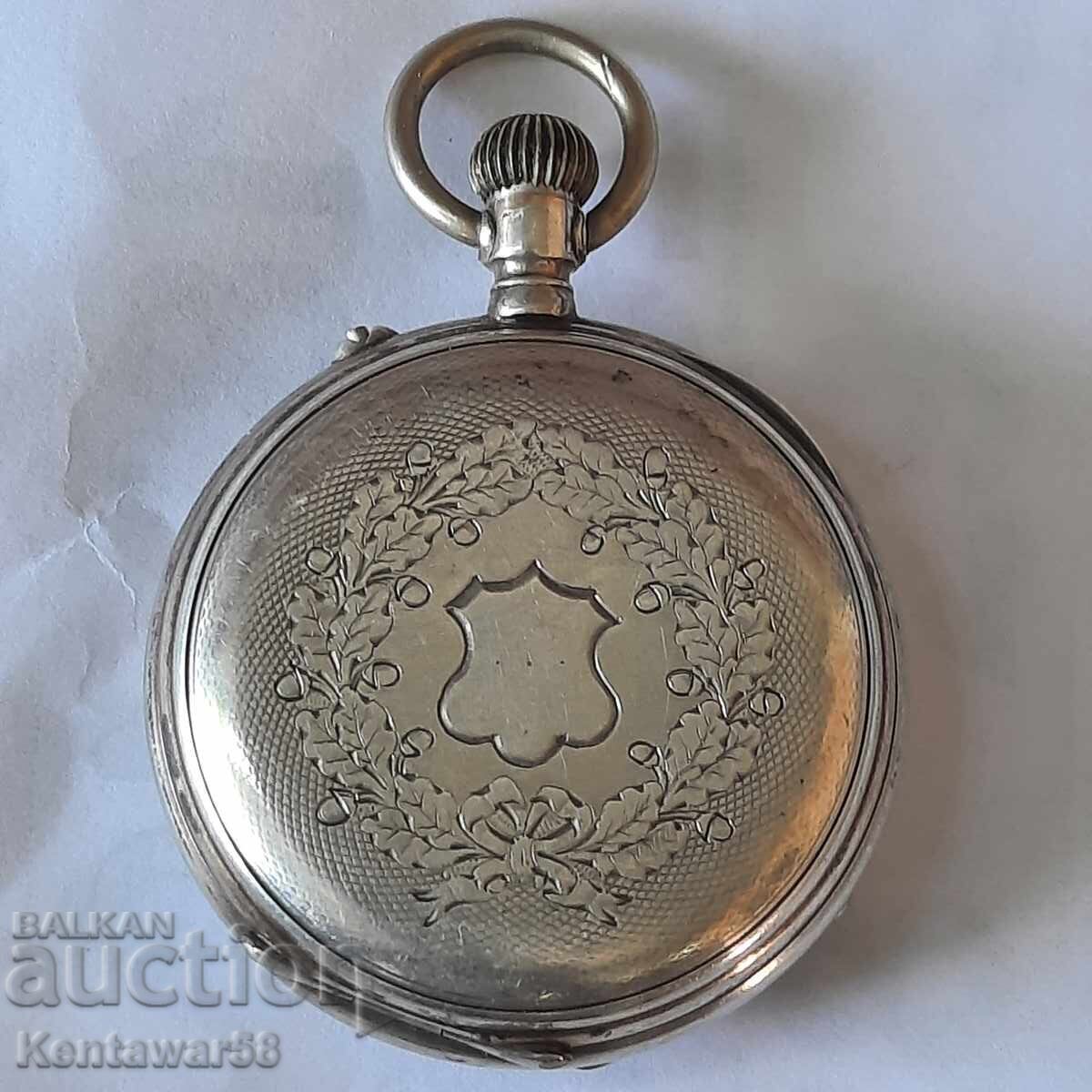 Rare silver pocket watch - working with price 144.00 BGN | € 73.63