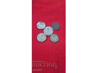 5 - 10 LEVA - 5 PIECES