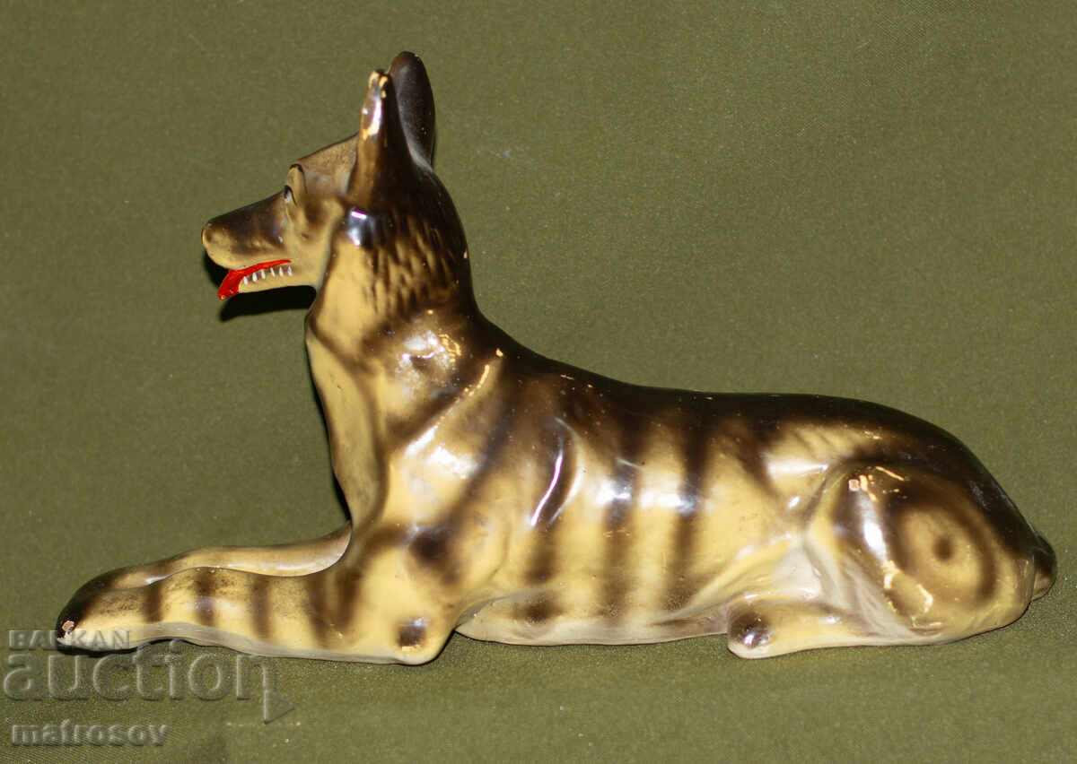 Δημοπρασία Διακοσμητικό κεραμικό ειδώλιο σκύλου