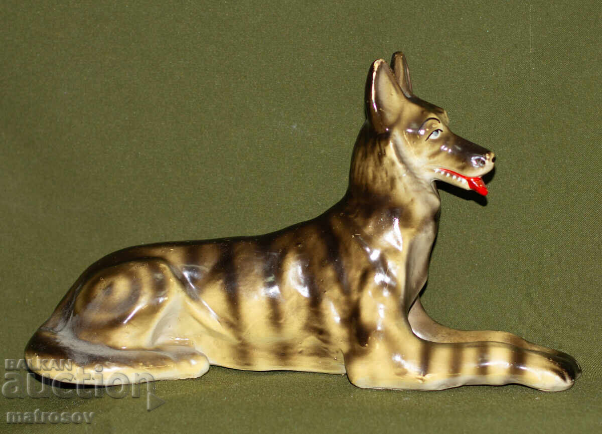 Διακοσμητικό κεραμικό ειδώλιο σκύλου