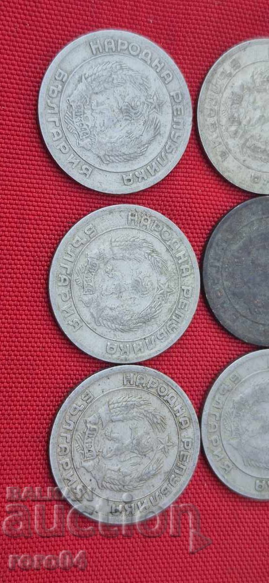 20 STOTINKI 1954 - 6 BUCĂȚI - 7