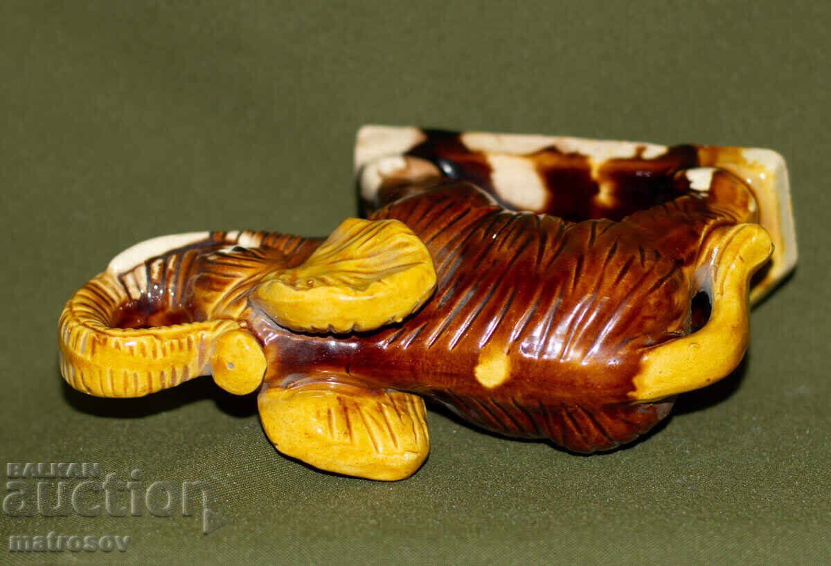 Decorative ceramic elephant figurine - 6