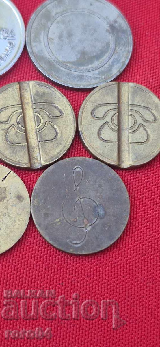 Delivery of TOKENS - 7 PIECES