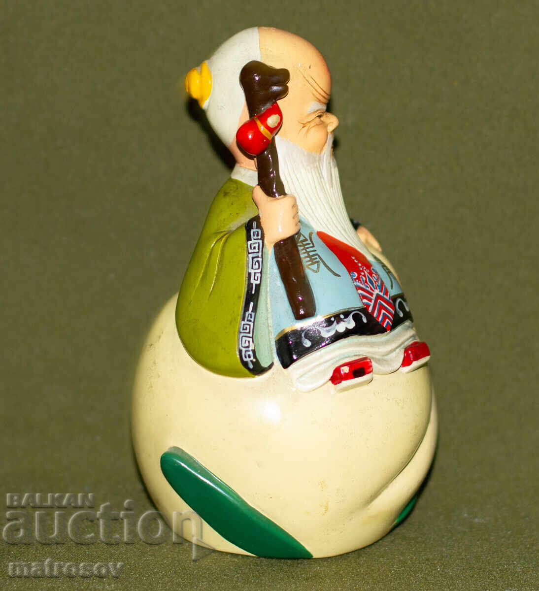 Παράδοση Ασιατικό κεραμικό ειδώλιο του κινέζου θεού Σου (Shou)