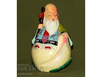 Figurină ceramică asiatică a zeului chinezesc Shou