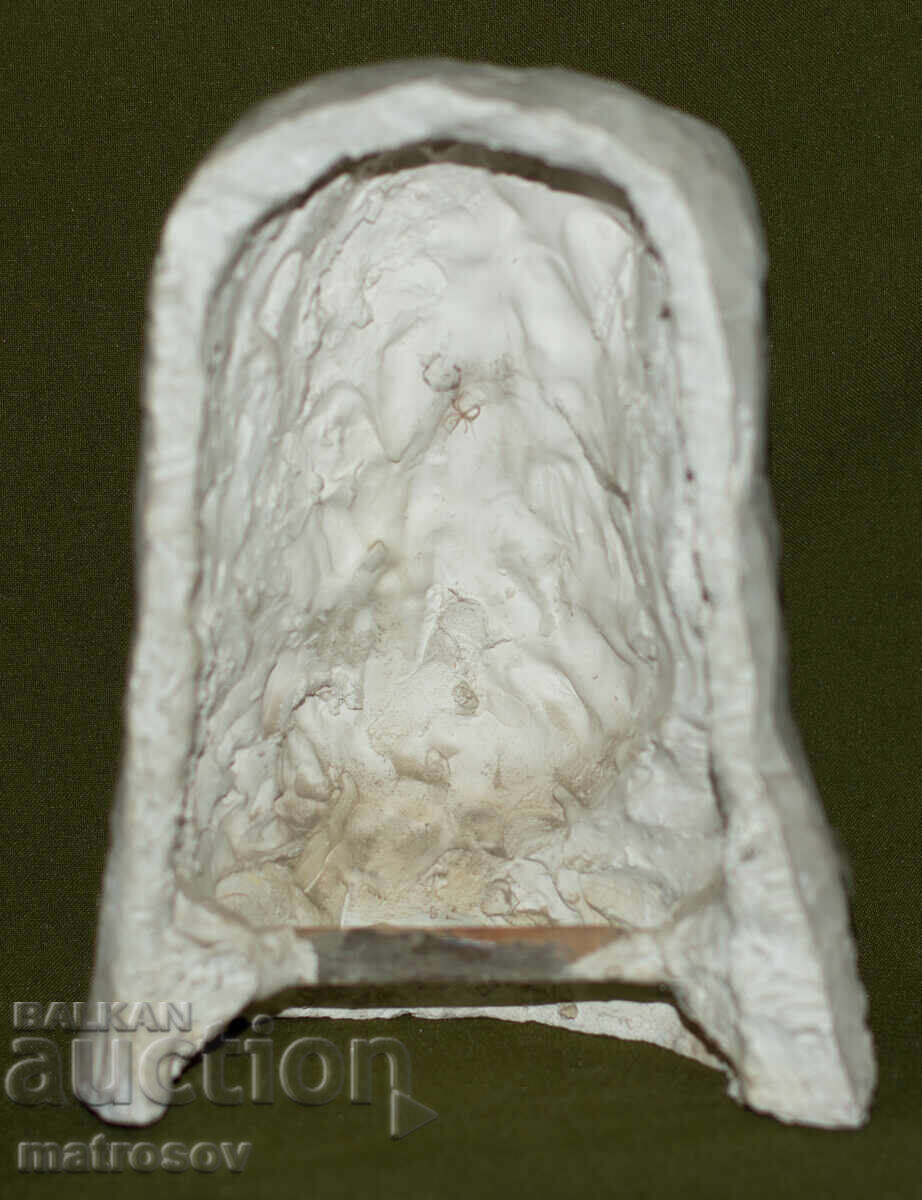 Гипсова скулптура на мъжка глава - 5