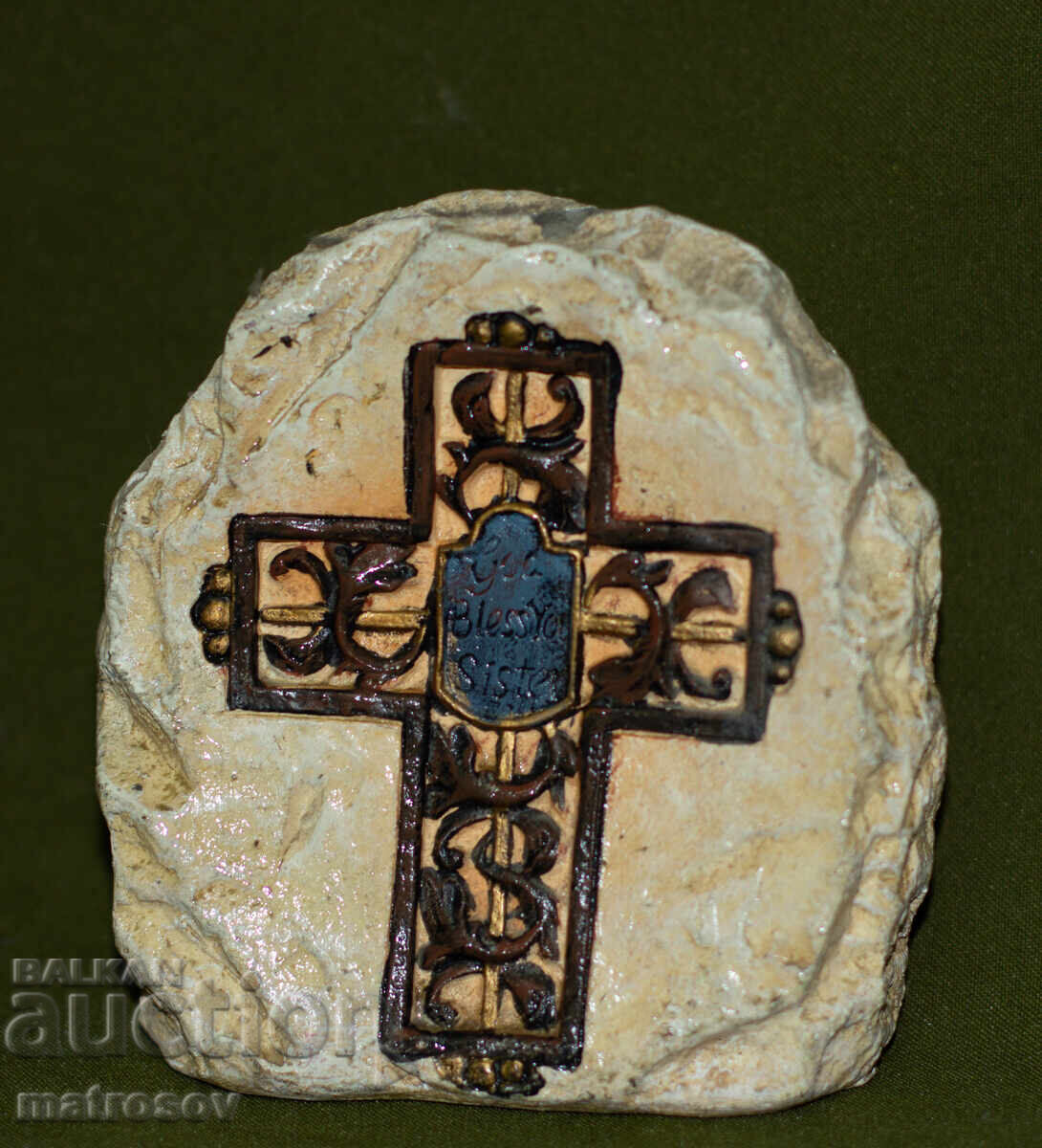 Delivery of Hand-carved stone sculpture, cross
