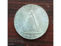 Αυστρία 5 σελίνια 1934 - ασήμι UNC