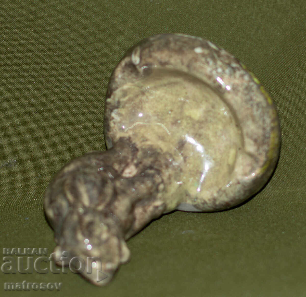 Decorative ceramic elephant figurine, ashtray - 6