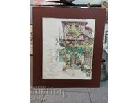 Ακουαρέλα, μικτή τεχνική του Βλ. Μάνσκι