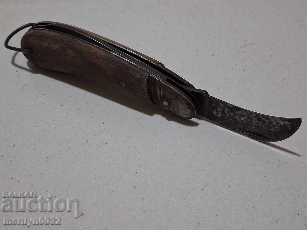 Стара  ножка Втора световна WW2 ножче, нож, чекия - 5