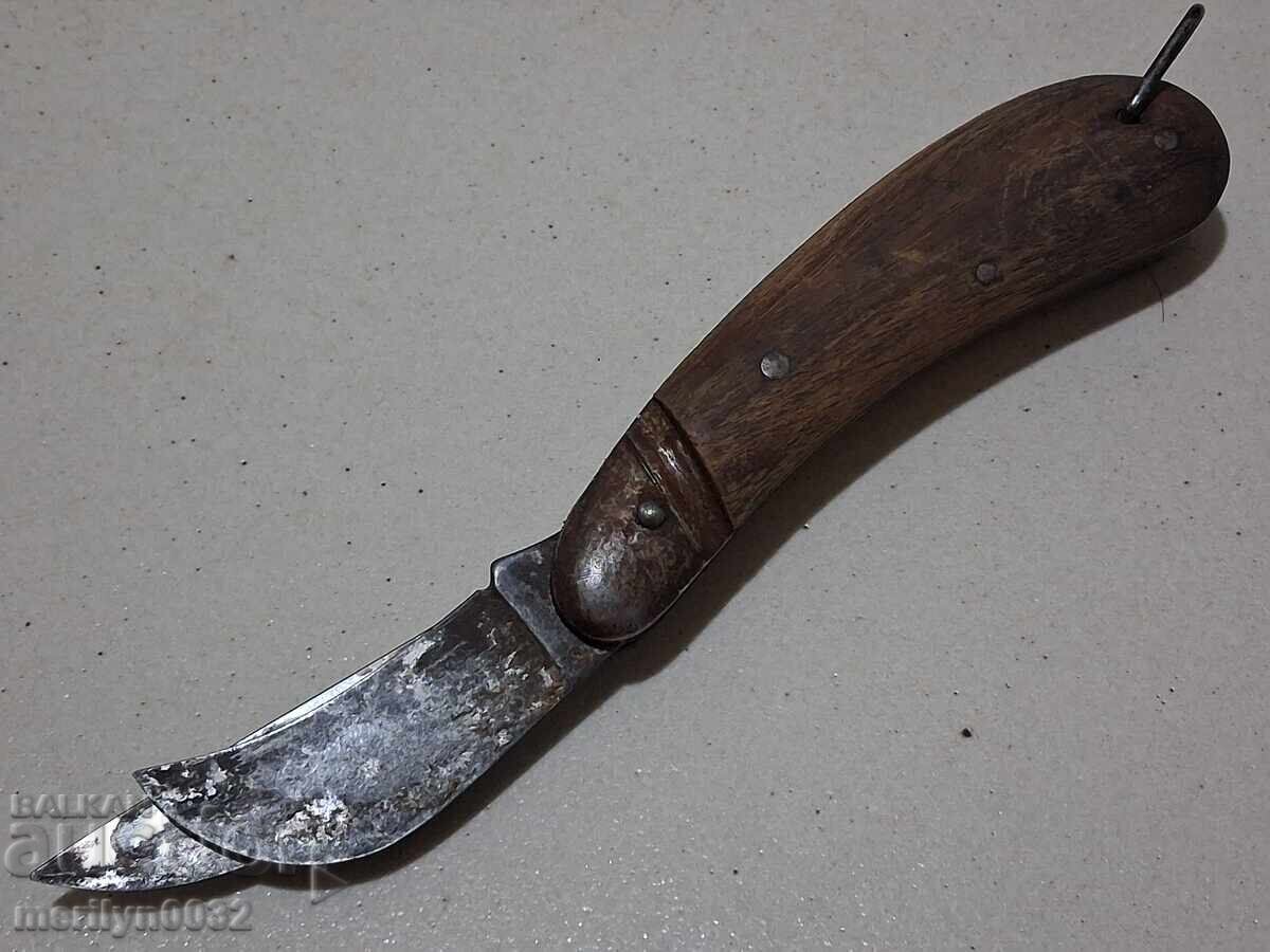Стара  ножка Втора световна WW2 ножче, нож, чекия - 7