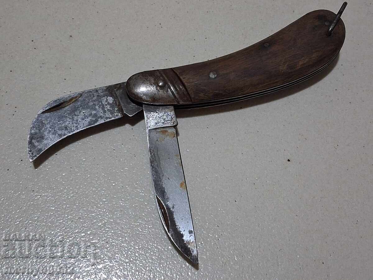Стара  ножка Втора световна WW2 ножче, нож, чекия