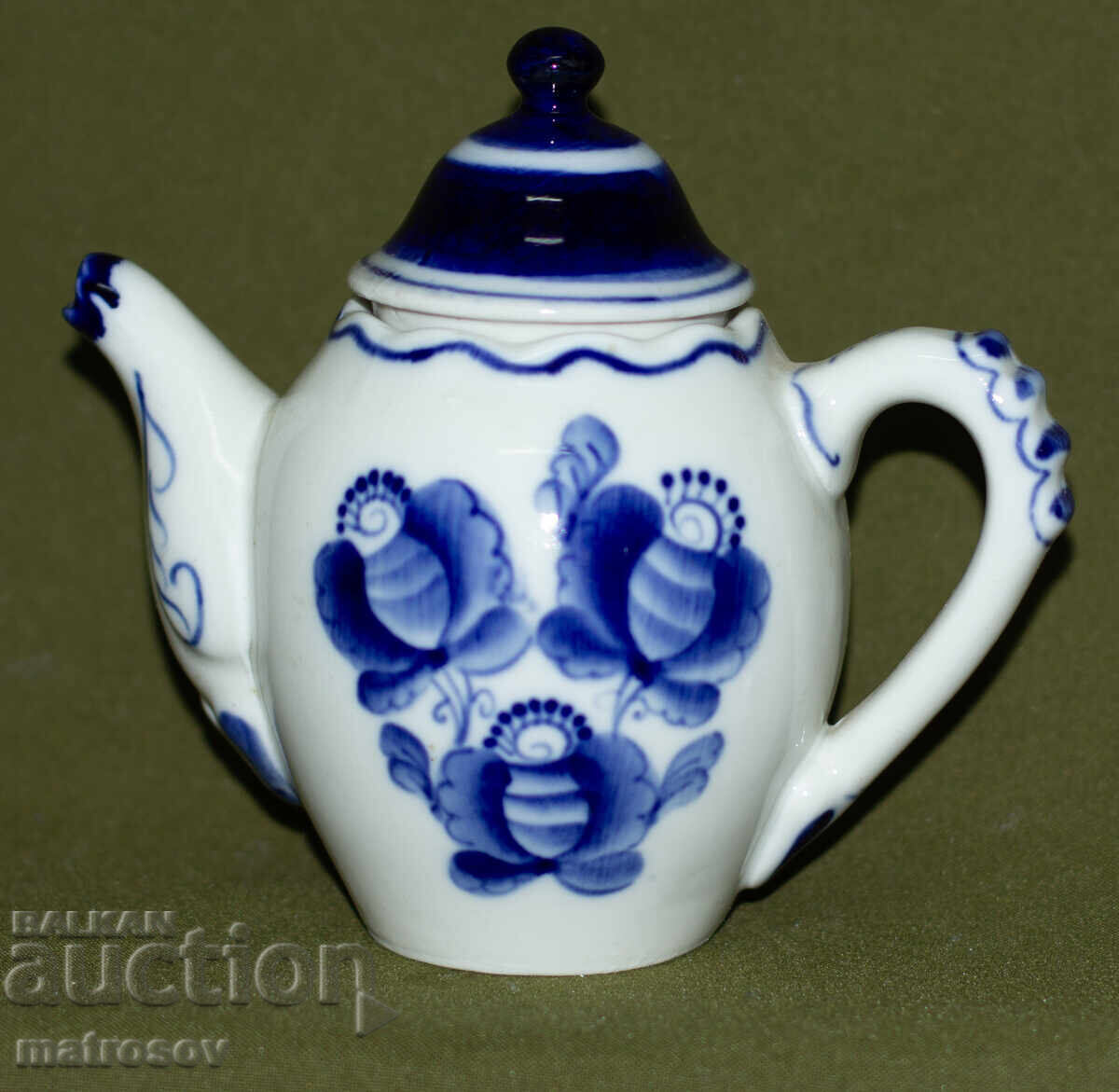 Russian Porcelain Teapot, Gzhel with price 150.00 BGN | € 76.69