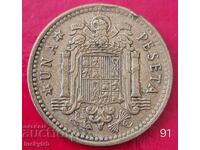 1 pesetă 1966 "71" - Spania