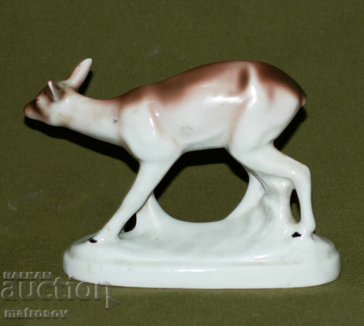 Handmade decorative porcelain figurine of a deer - 5